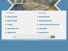 Tablet Screenshot of kinshasha.com